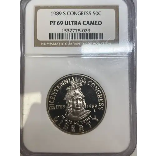 1989 CONGRESS BICENTENNIAL ULTRA CAMEO