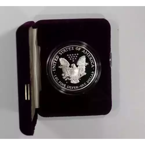 1989 S 1oz Silver Eagle  Proof - with Original Govt Packaging 