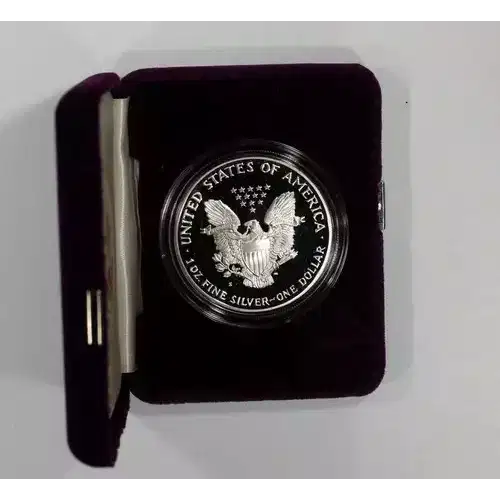 1989 S 1oz Silver Eagle  Proof - with Original Govt Packaging