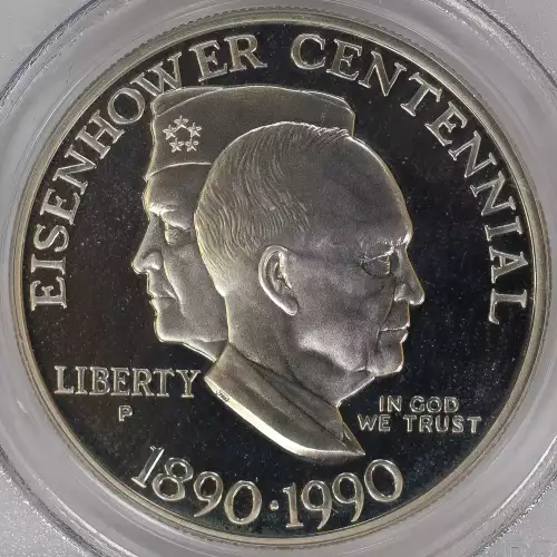 1990-P $1 Eisenhower, DCAM