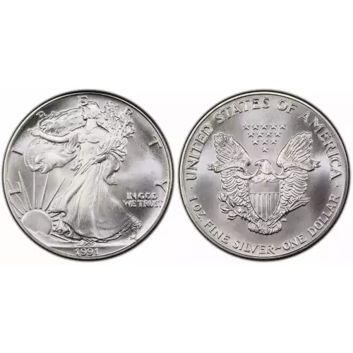 1991 1oz American Silver Eagle