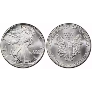 1991 1oz American Silver Eagle