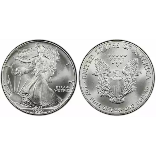 1992 1oz American Silver Eagle