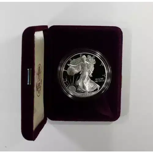 1993 P 1oz Silver Eagle  Proof - with Original Govt Packaging