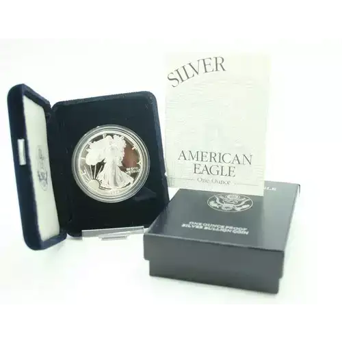 1994 P 1oz Silver Eagle  Proof - with Original Govt Packaging