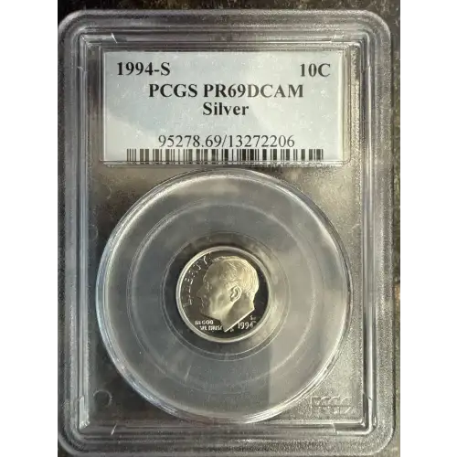 1994-S 10C Silver, DCAM