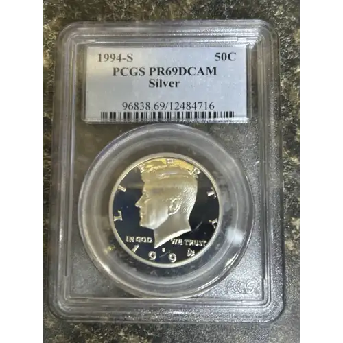 1994-S 50C Silver, DCAM