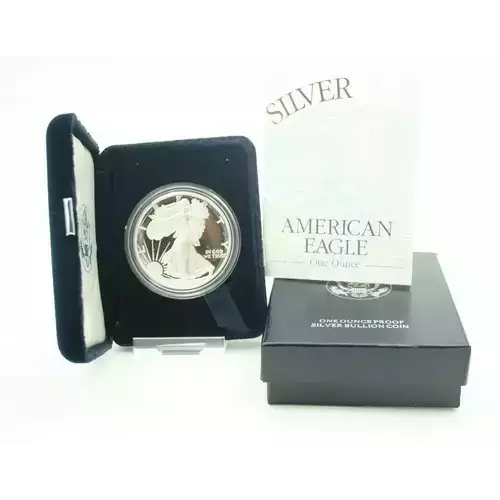 1995 W 1oz Silver Eagle  Proof - with Original Govt Packaging