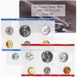 1996 Mint Set - 5 Coins ($0.91 FV) - Set