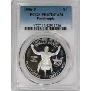 1996-P $1 Paralympic, DCAM