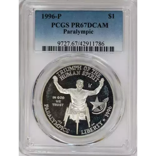 1996-P $1 Paralympic, DCAM