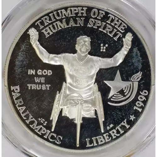 1996-P $1 Paralympic, DCAM