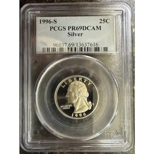 1996-S 25C Silver, DCAM