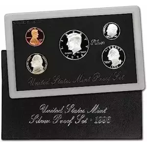 1996 Silver Proof Set - 5 Coins ($0.91 FV)  - Set