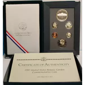 1997 Prestige Proof Set - Seven Coin Set -