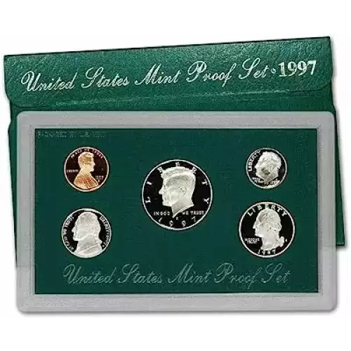 1997 Proof Set - 5 Coins ($0.91 FV) - Set