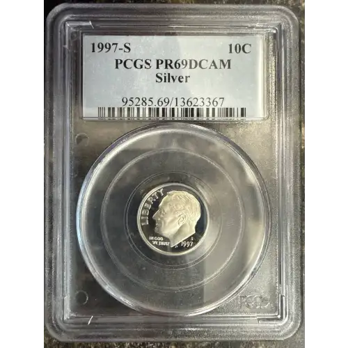 1997-S 10C Silver, DCAM
