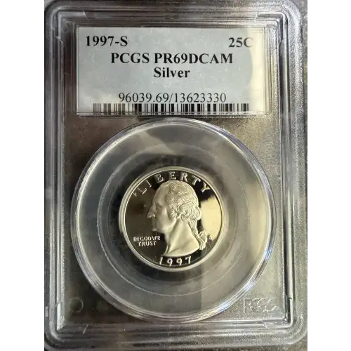 1997-S 25C Silver, DCAM