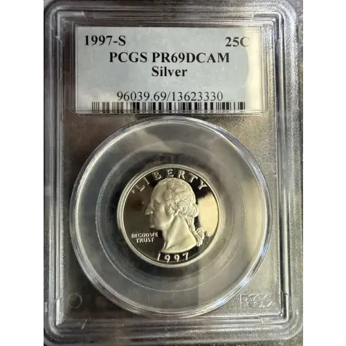 1997-S 25C Silver, DCAM