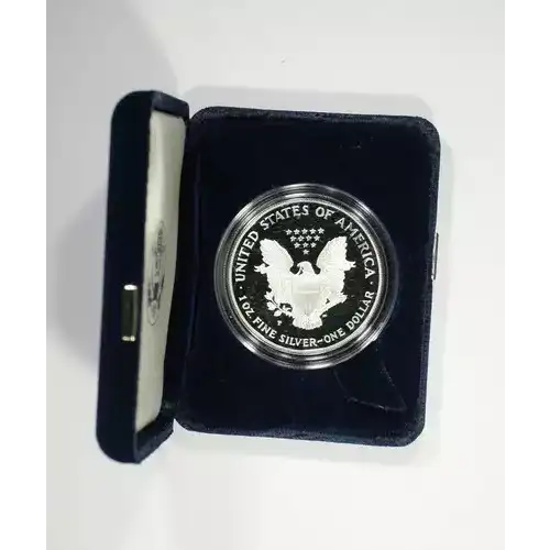 1998 P 1oz Silver Eagle  Proof - with Original Govt Packaging
