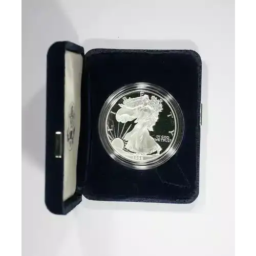 1998 P 1oz Silver Eagle  Proof - with Original Govt Packaging