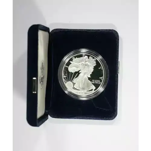 1998 P 1oz Silver Eagle  Proof - with Original Govt Packaging