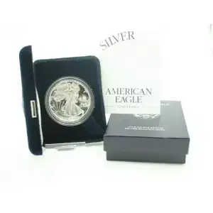 1999 P 1oz Silver Eagle  Proof - with Original Govt Packaging
