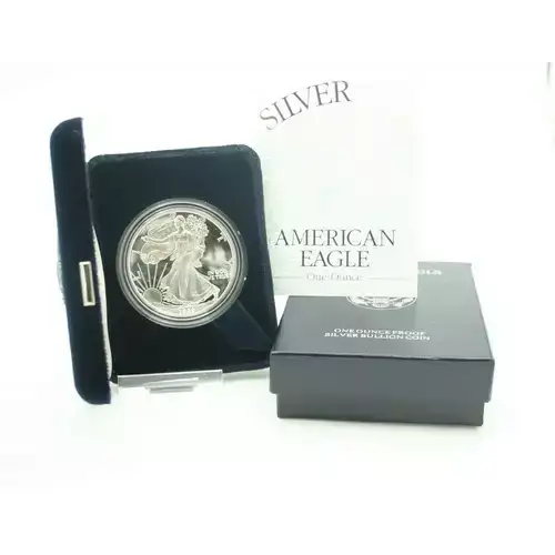 1999 P 1oz Silver Eagle  Proof - with Original Govt Packaging