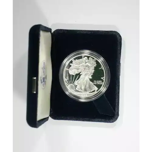 1999 P 1oz Silver Eagle  Proof - with Original Govt Packaging