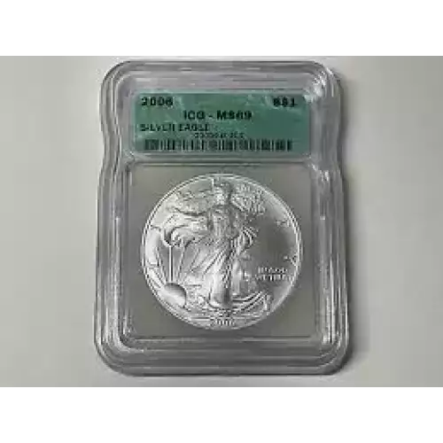 1oz Silver Eagle  - ICG MS 70  [DUPLICATE for #549530]