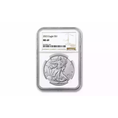 1oz Silver Eagle - NGC MS 69