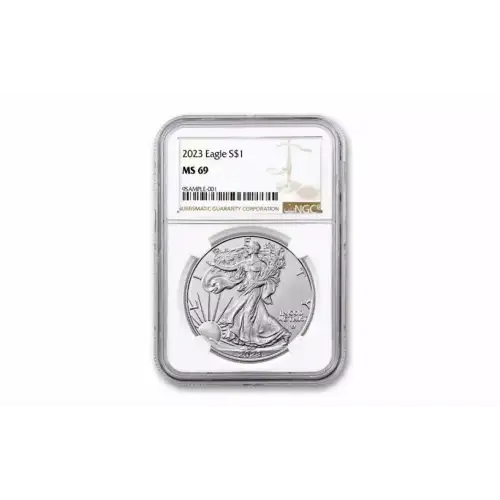 1oz Silver Eagle - NGC MS 69