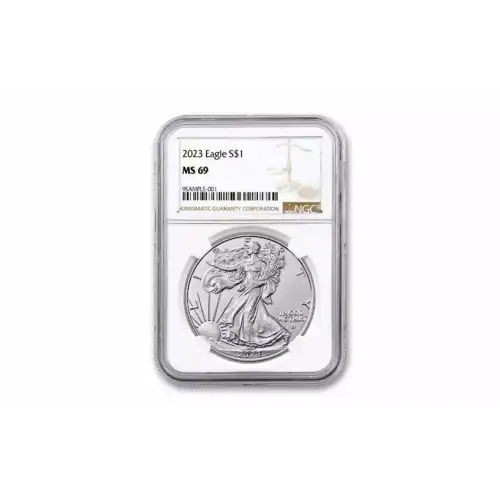 1oz Silver Eagle - NGC MS 69