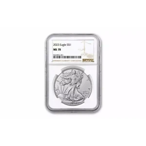 1oz Silver Eagle  - NGC MS 70