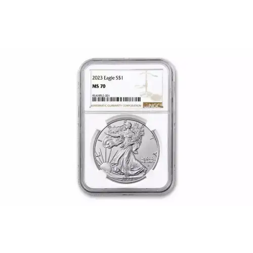 1oz Silver Eagle  - NGC MS 70