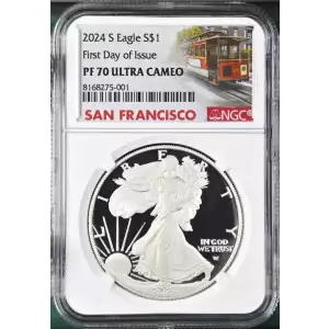 1oz Silver Eagle  Proof - NGC PF 70 (2)