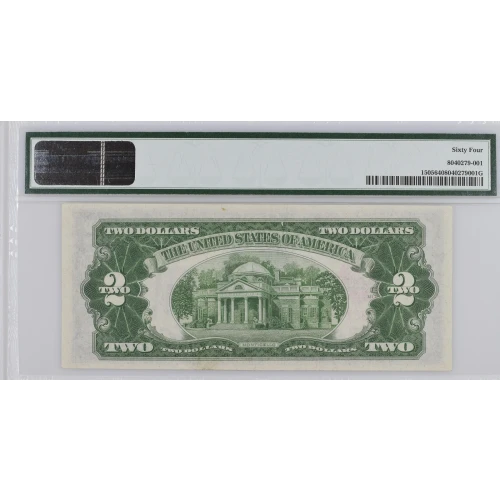 $2 1928-D red seal. Small Legal Tender Notes 1505 (3)