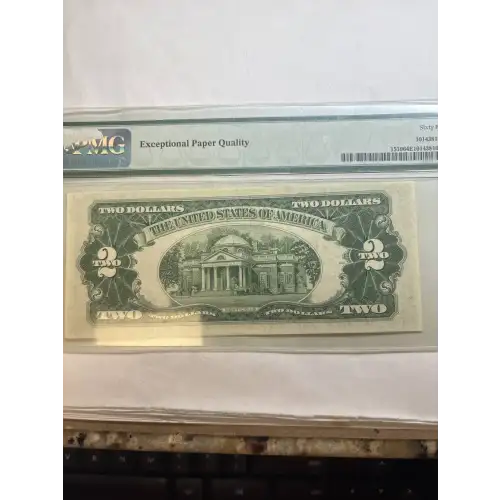 $2 1953-A red seal. Small Legal Tender Notes 1510
