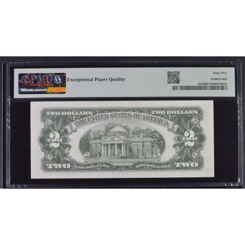 $2 1963-A red seal. Small Legal Tender Notes 1514 (3)