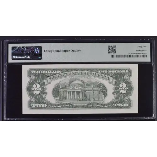 $2 1963 red seal. Small Legal Tender Notes 1513 (3)