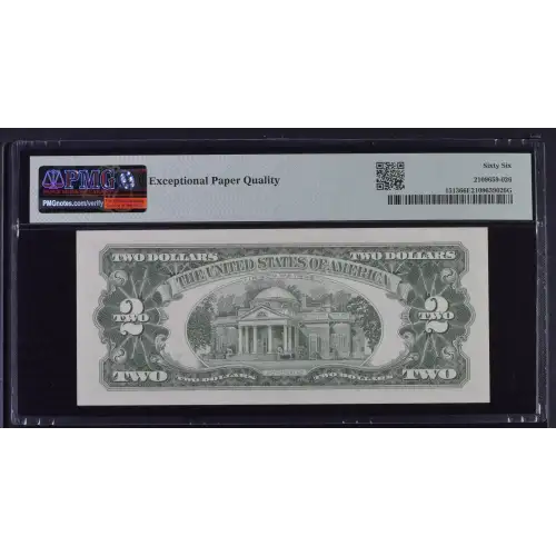 $2 1963 red seal. Small Legal Tender Notes 1513 (3)