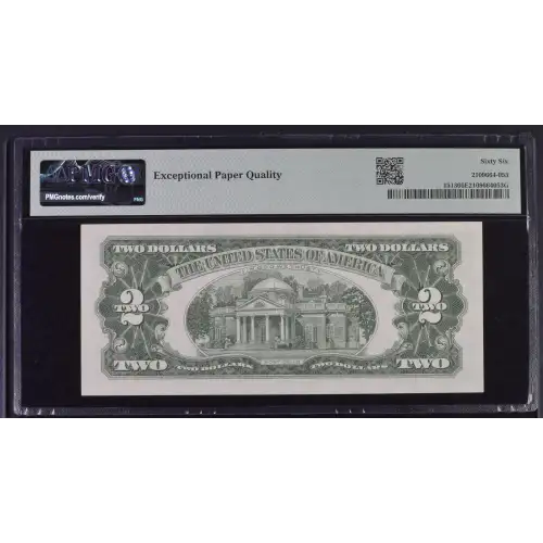 $2 1963 red seal. Small Legal Tender Notes 1513 (3)
