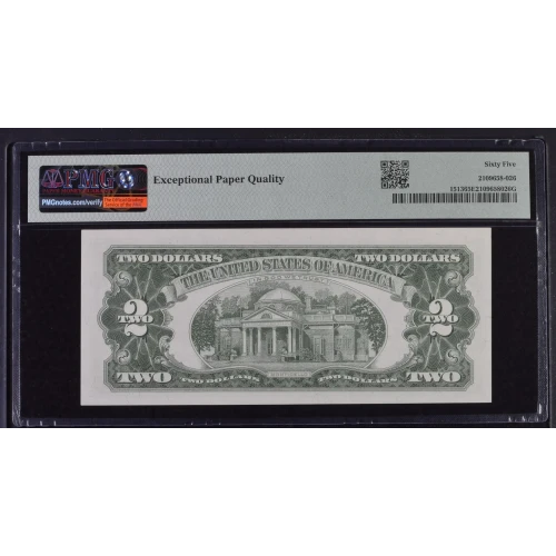 $2 1963 red seal. Small Legal Tender Notes 1513 (3)