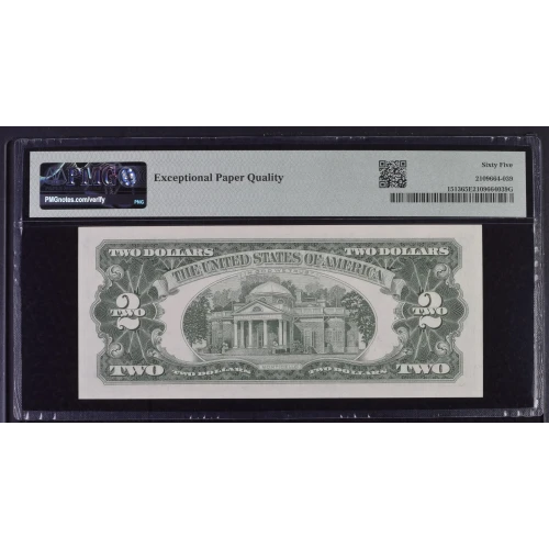 $2 1963 red seal. Small Legal Tender Notes 1513 (3)