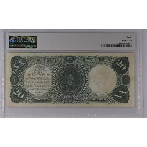 $20  Small Red, scalloped Legal Tender Issues 147 (2)