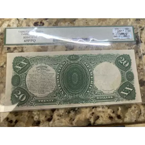 $20  Small Red, scalloped Legal Tender Issues 147