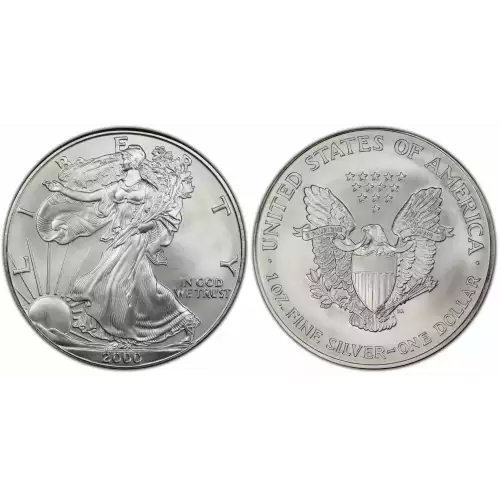 2000 1oz American Silver Eagle 