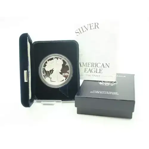 2000 P 1oz Silver Eagle  Proof - with Original Govt Packaging