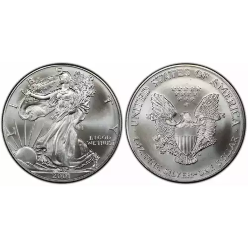 2001 1oz American Silver Eagle