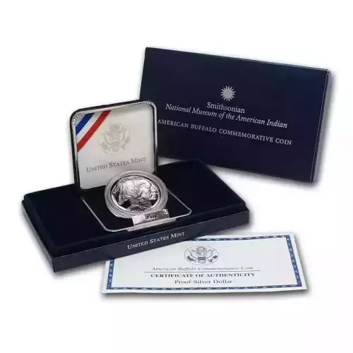 2001 American Buffalo Proof Silver Dollar - Box & COA (2)